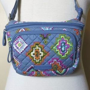 Vera Bradley Quilted Belt Bag Fanny Pack Painted Medallions Aztec Print